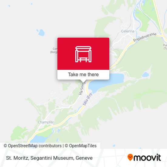 St. Moritz, Segantini Museum map