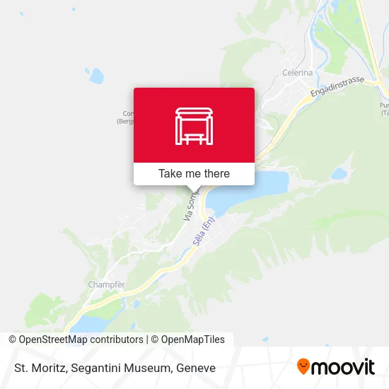 St. Moritz, Segantini Museum map