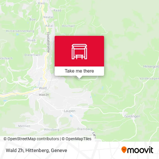 Wald Zh, Hittenberg map