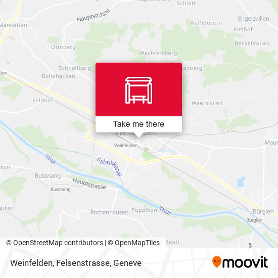 Weinfelden, Felsenstrasse map
