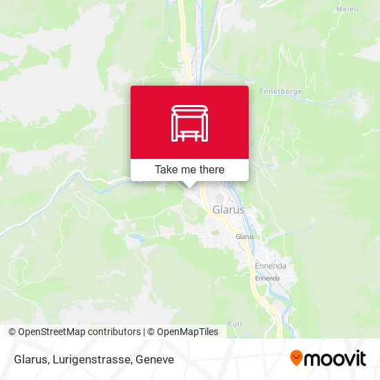 Glarus, Lurigenstrasse map