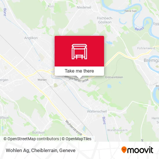 Wohlen Ag, Cheiblerrain map
