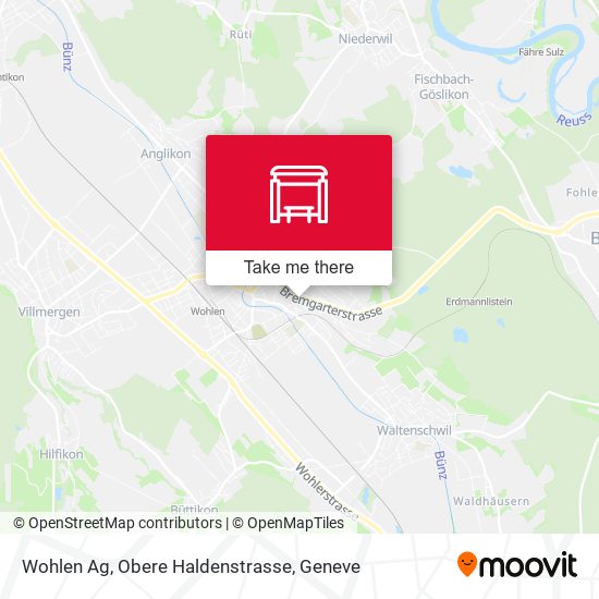 Wohlen Ag, Obere Haldenstrasse map