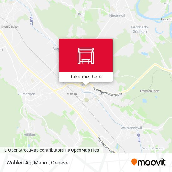 Wohlen Ag, Manor map