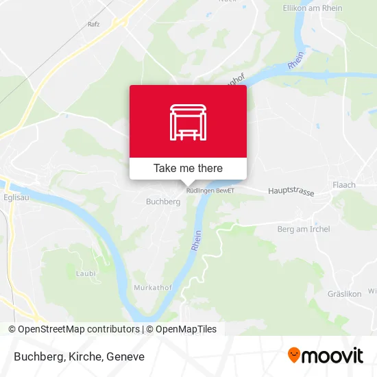 Buchberg, Kirche map
