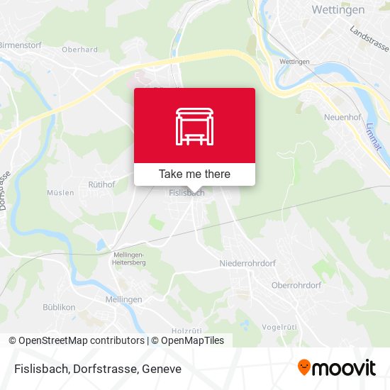 Fislisbach, Dorfstrasse map