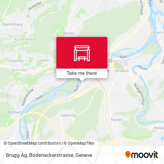 Brugg Ag, Bodenackerstrasse map