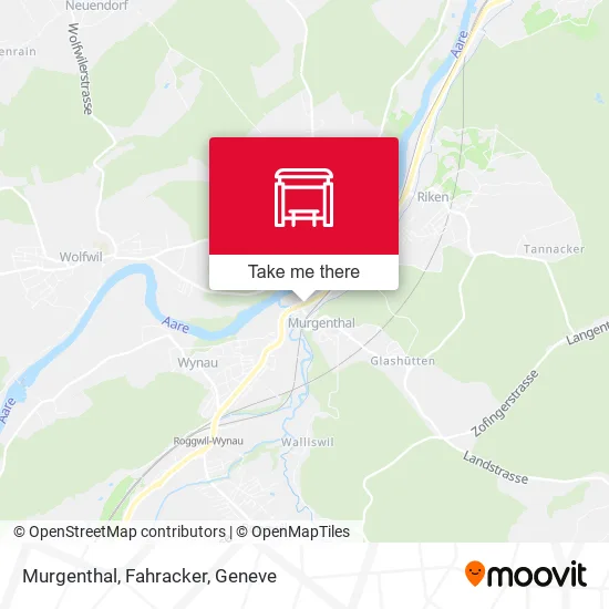 Murgenthal, Fahracker map