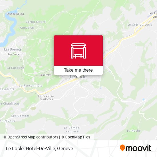 Le Locle, Hôtel-De-Ville map