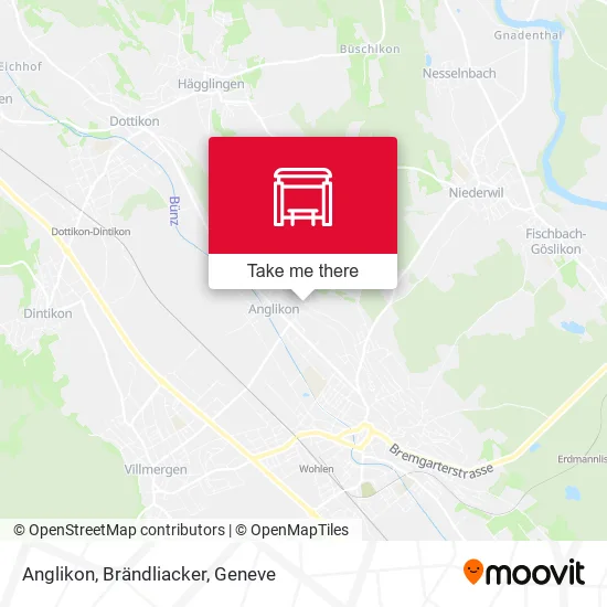 Anglikon, Brändliacker map