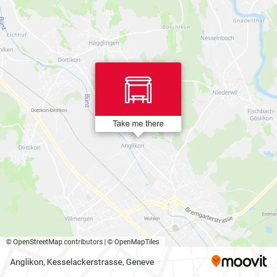 Anglikon, Kesselackerstrasse map