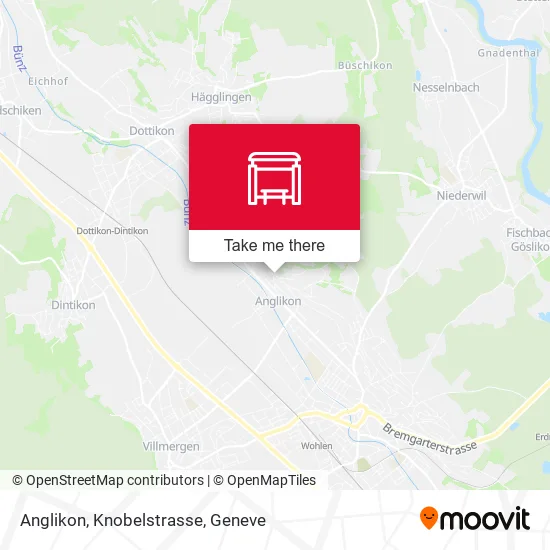 Anglikon, Knobelstrasse map