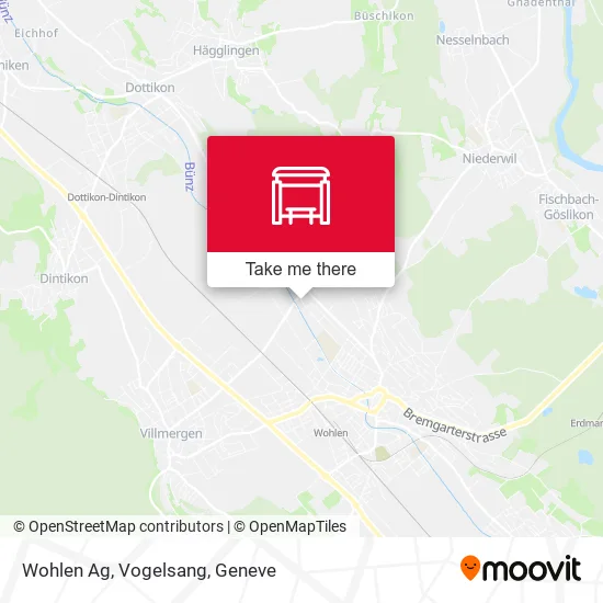 Wohlen Ag, Vogelsang map