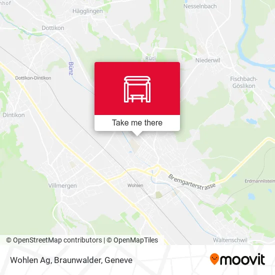 Wohlen Ag, Braunwalder map
