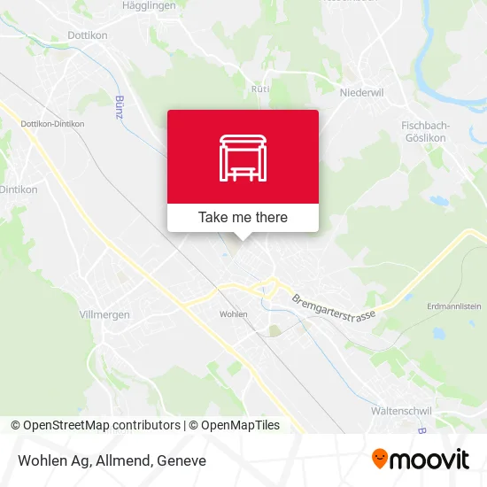 Wohlen Ag, Allmend map