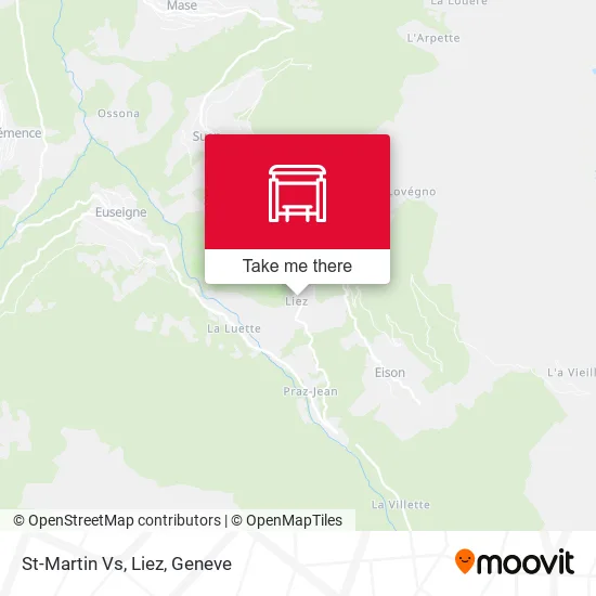 St-Martin Vs, Liez map
