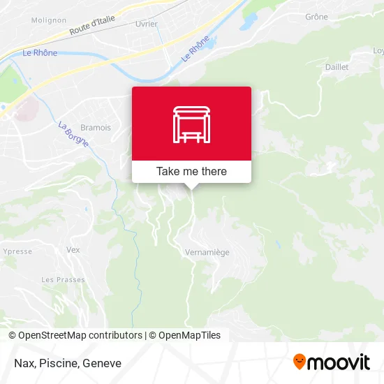 Nax, Piscine map