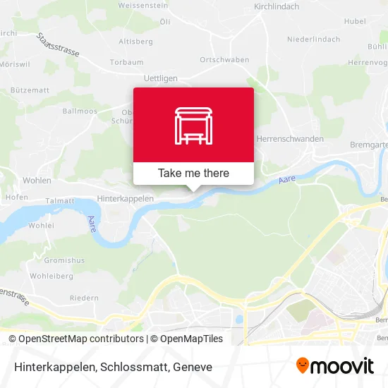 Hinterkappelen, Schlossmatt map