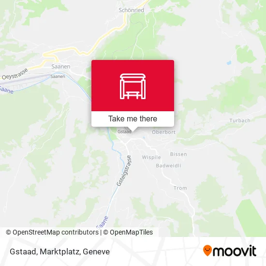 Gstaad, Marktplatz map