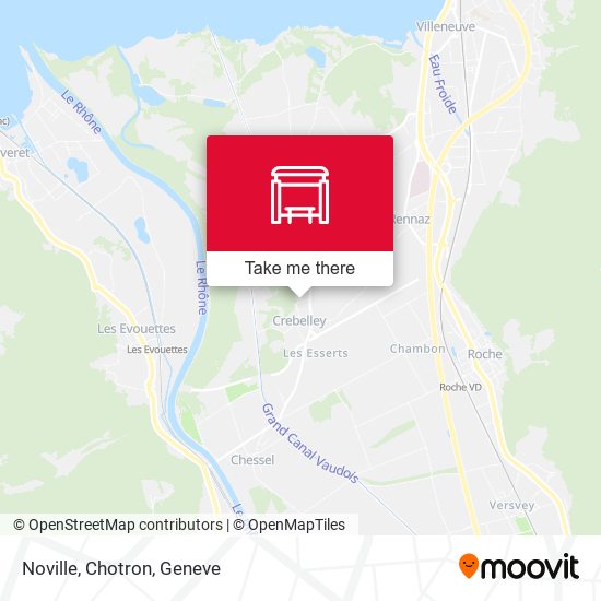 Noville, Chotron map