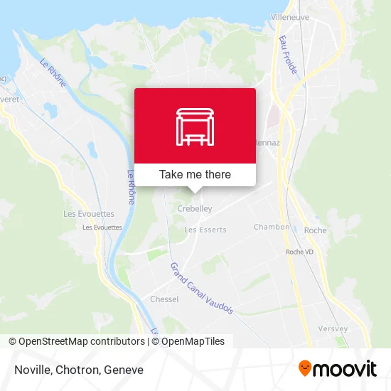 Noville, Chotron map