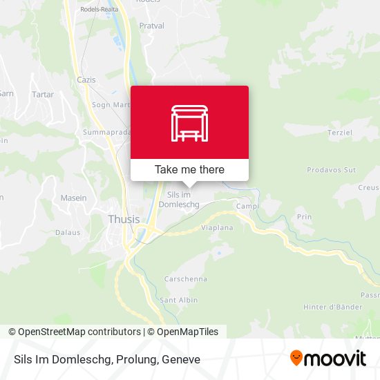 Sils Im Domleschg, Prolung map