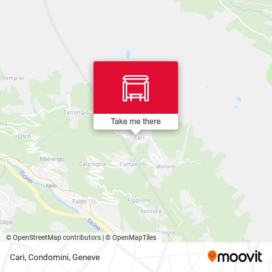 Carì, Condomini map