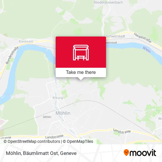 Möhlin, Bäumlimatt Ost map