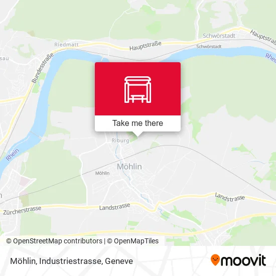 Möhlin, Industriestrasse map
