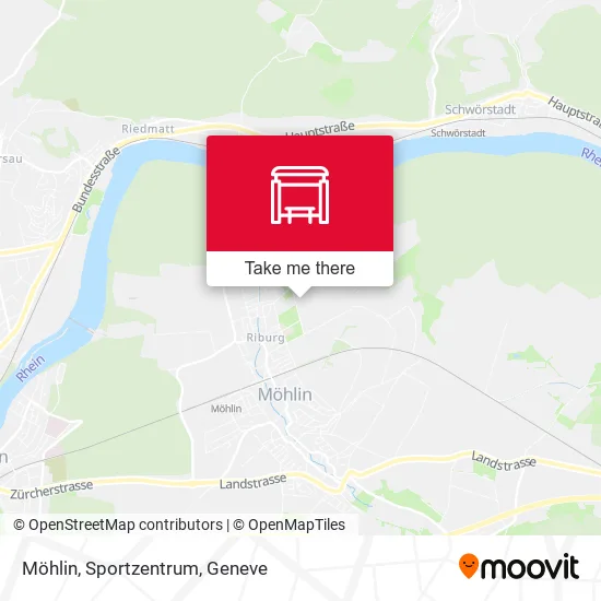 Möhlin, Sportzentrum map