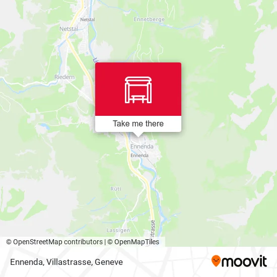 Ennenda, Villastrasse map