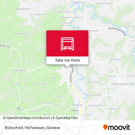 Bütschwil, Hofwiesen map