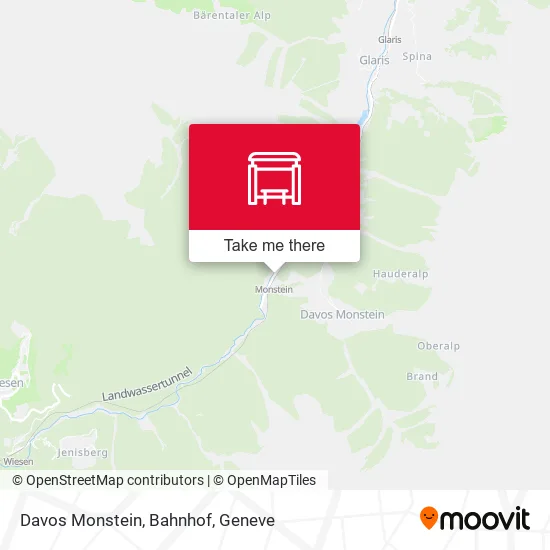 Davos Monstein, Bahnhof plan