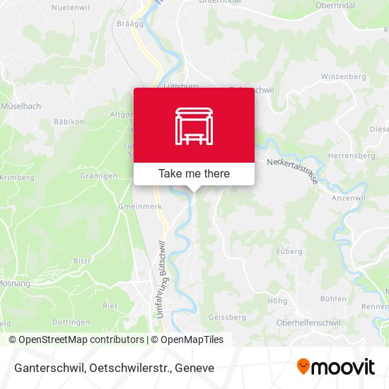 Ganterschwil, Oetschwilerstr. map