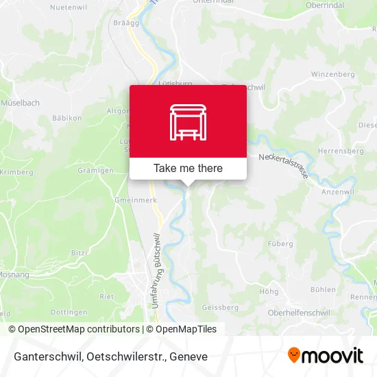 Ganterschwil, Oetschwilerstr. map