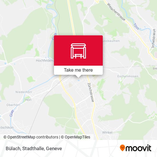 Bülach, Stadthalle map