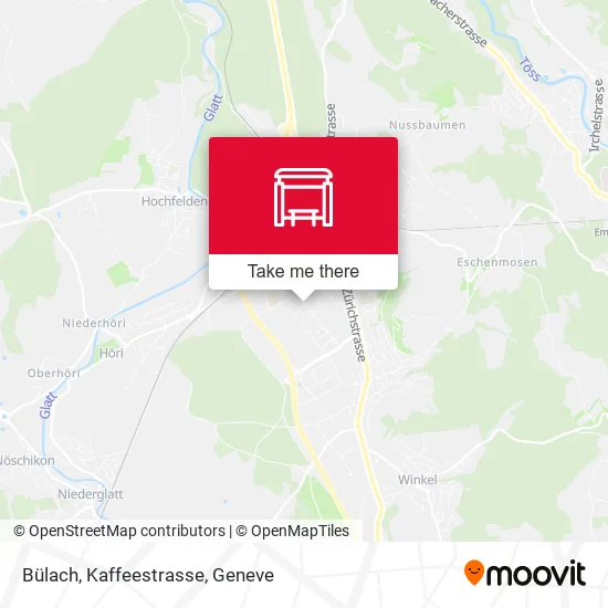 Bülach, Kaffeestrasse map