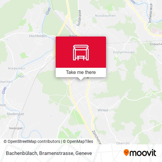 Bachenbülach, Bramenstrasse map