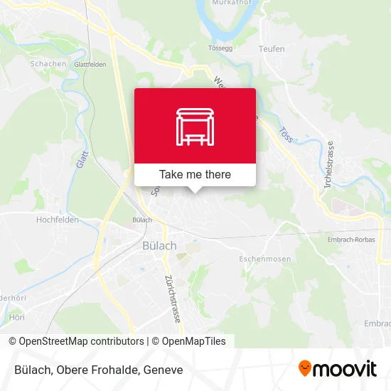 Bülach, Obere Frohalde map