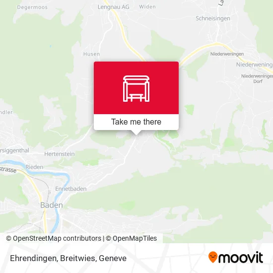 Ehrendingen, Breitwies map
