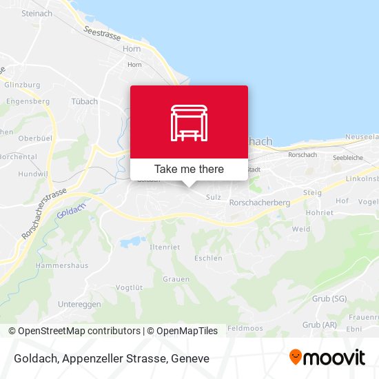 Goldach, Appenzeller Strasse map