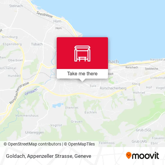 Goldach, Appenzeller Strasse map