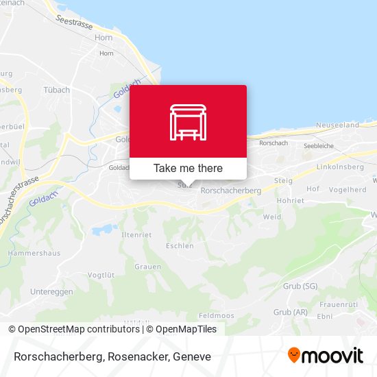 Rorschacherberg, Rosenacker map