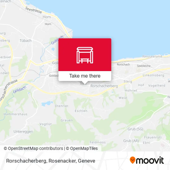 Rorschacherberg, Rosenacker map