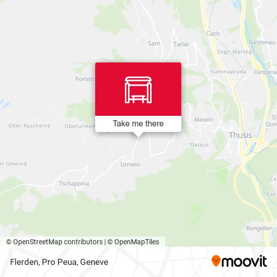 Flerden, Pro Peua map