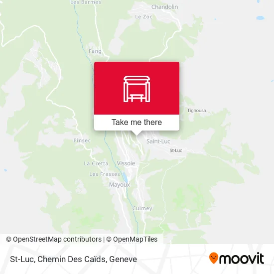 St-Luc, Chemin Des Caïds map