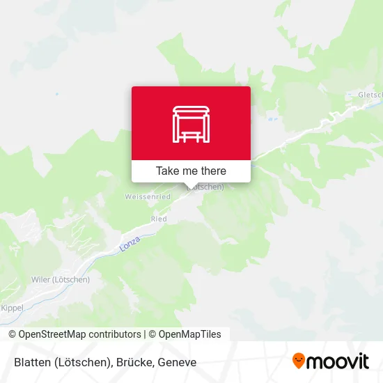 Blatten (Lötschen), Brücke map