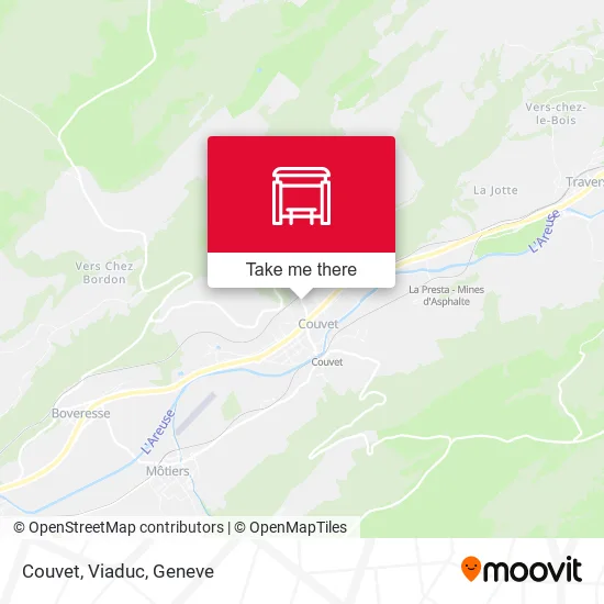 Couvet, Viaduc map