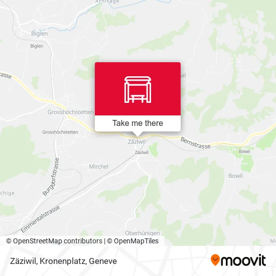 Zäziwil, Kronenplatz map