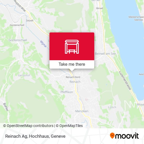 Reinach Ag, Hochhaus map